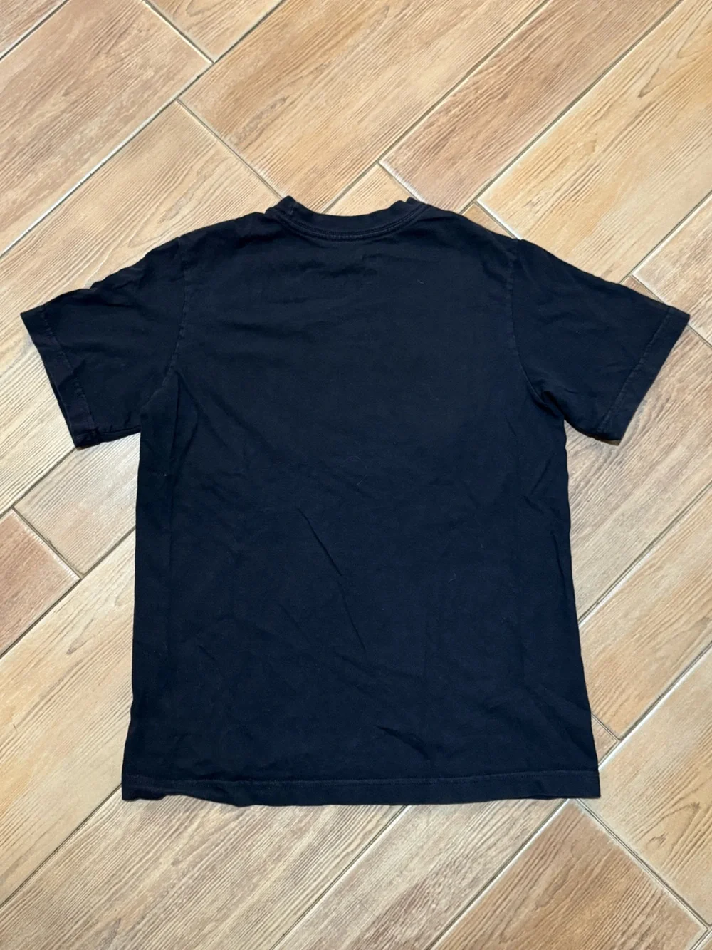 Nike Black T‑Shirt with Neon Green Football Swoosh